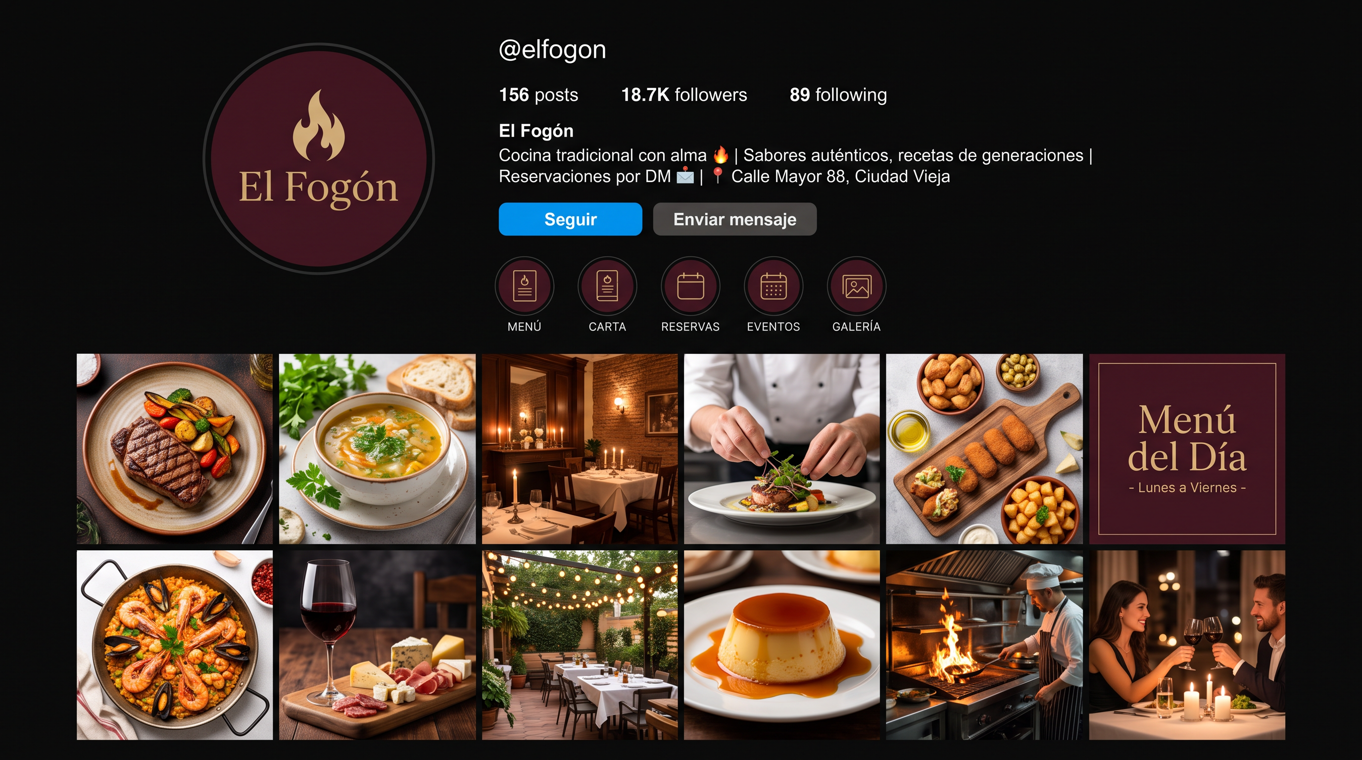 El Fogón — Instagram