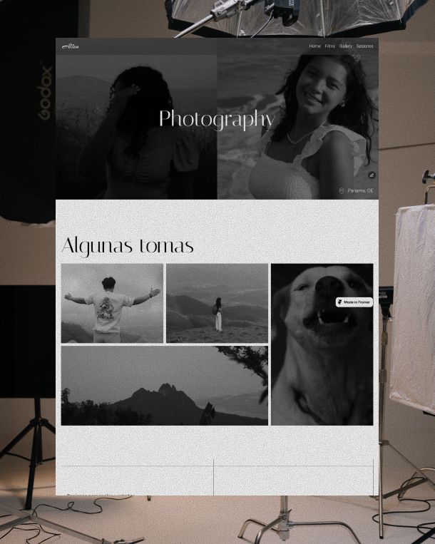 Sitio web tipo portafolio